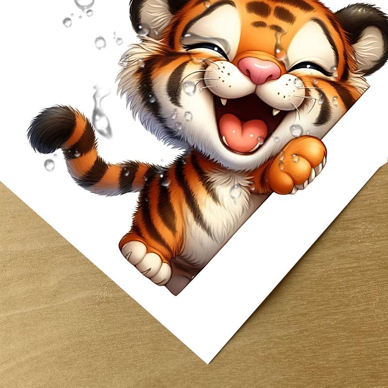 Cartoon Puppy Animal Wall Switch Sticker Self-Adhesive Bathroom Living Room Switch Decoration Adhesive Plug Sticker