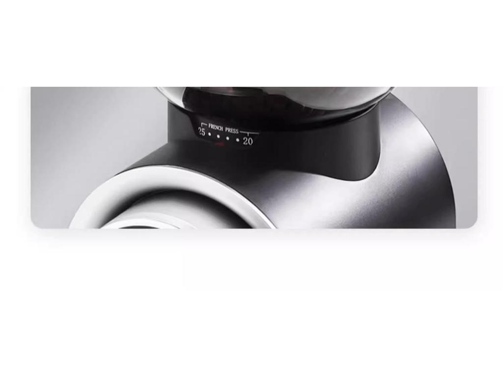 Adjustable Scale Electric Coffee Grinder with Steel Core for Italian Style and Hand Drip Brewing