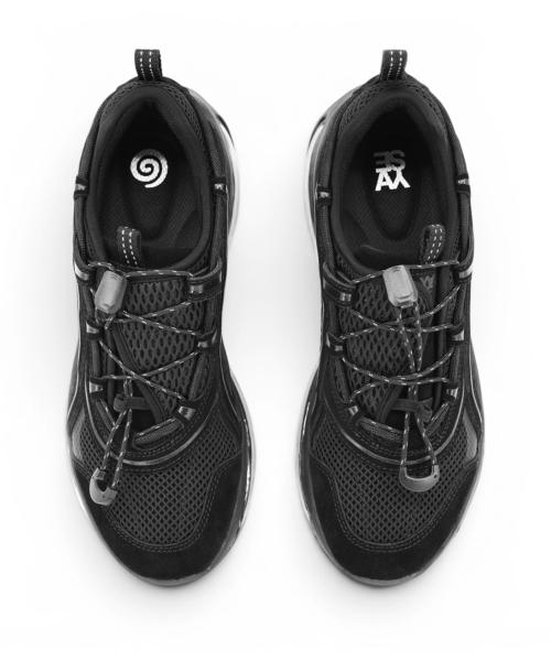 [YASE] Songyi Songyi Offset Quick Racer Air Sole Sneakers Black XSSMABK