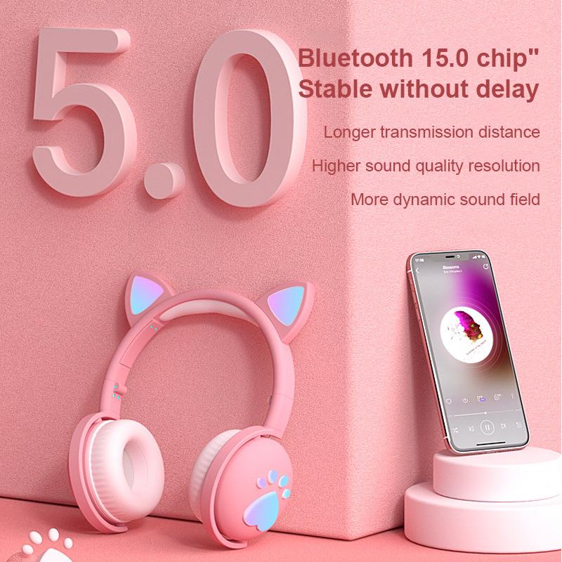 Cute Kids Headphones Wireless Earphones 