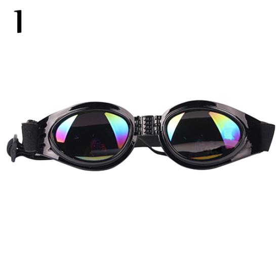 

Модные складные солнцезащитные очки для собак с защитой от ультрафиолета и регулируемым ремешком чёрный