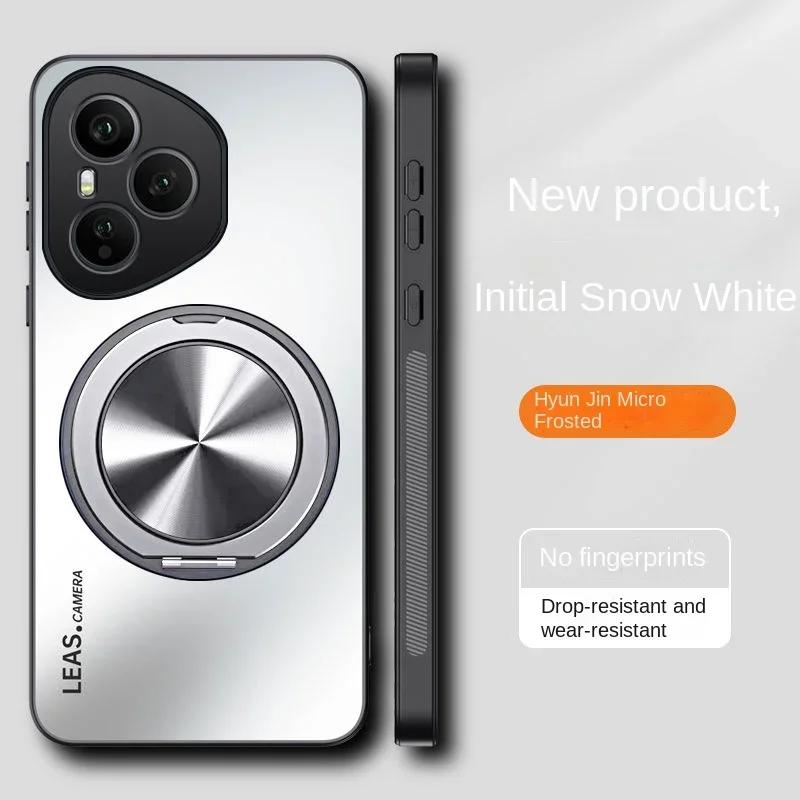 For Honor 400 Pro Magnetic Ring Holder Cover for Honor 400 Lite 400pro 200 Lite Smart Shockproof Matte Bumper Shockproof Kickstand Back Cases