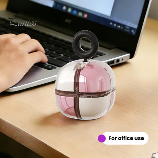 Sealed Buckle Pill Box Portable Box, with 8 Compartments Travel Organizer, Moisture Proof Independent Design, Hanging Loop Large Capacity Tablet