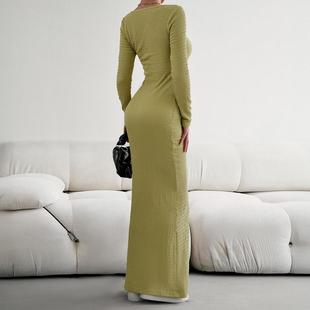 Women's Maxi Dress Womens Casual Long Sleeve Dress Party Long Dresses