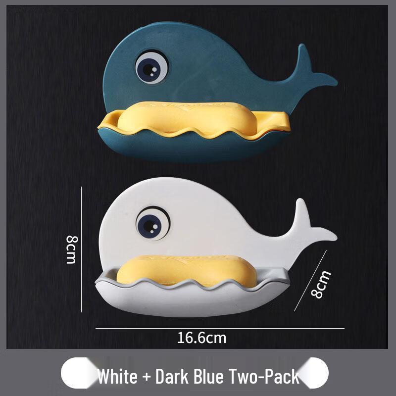 LIEI Cartoon Double-Layer Wall-Mounted Soap Dish