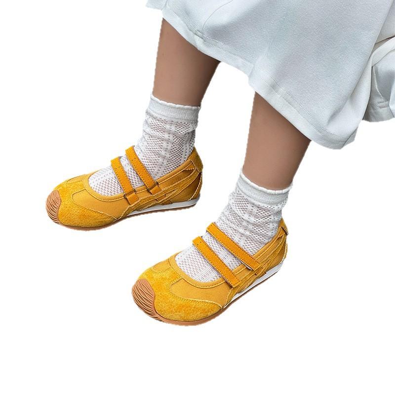 Classmate summer shallow mouth shoes 2025 new children's sports shoes girls moral training shoes breathable little girl princess shoes