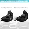 Pack of 2 for Honda Civic 1992-2000 Front Right and Left Lower Motor Mount