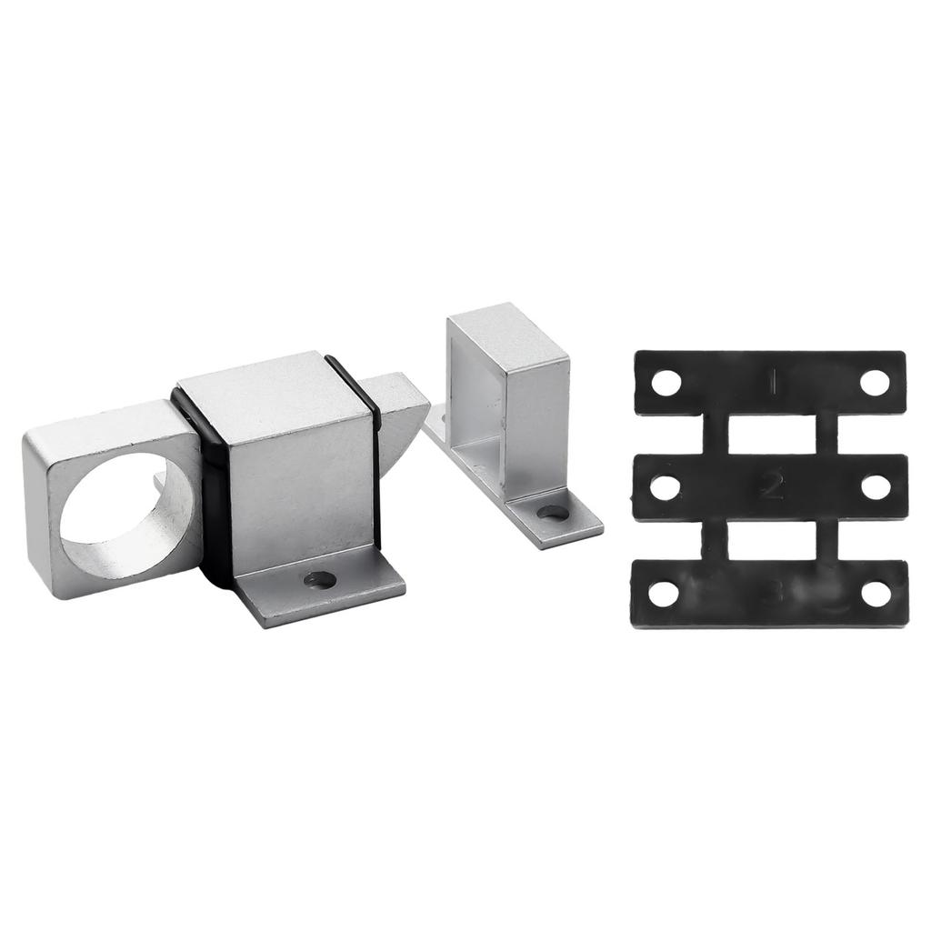 1PCS Square Self-closing Bolt 47.5*22mm Aluminum Alloy Automatic Latch Door Latch SASH Door Spring Bounce Lock Home Security