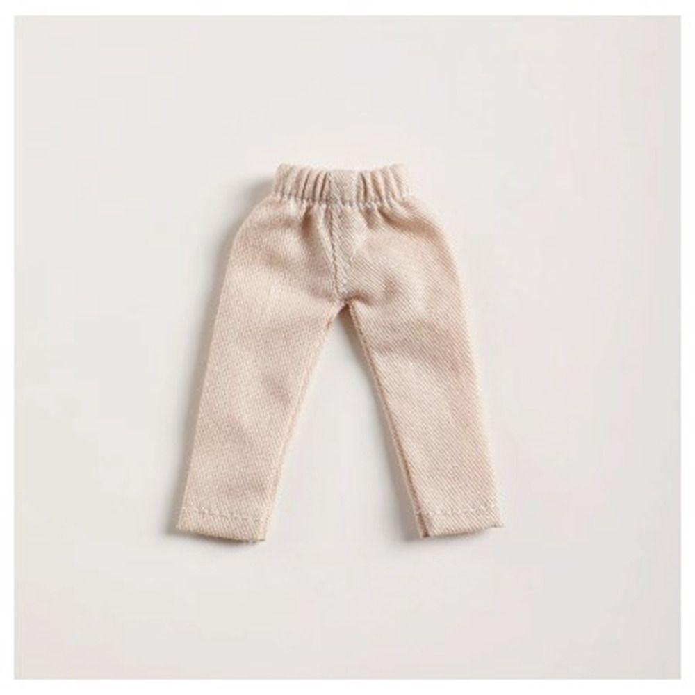 6 Colors Dolls Long Pants Doll Clothing for 1/11 OB11 Dolls for 1/12 BJD Dolls Clothes Accessories
