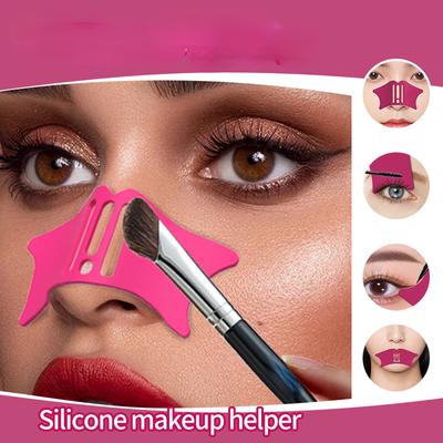Silikon Burun Farı Makyaj Boyama Vurgulama Yardımcısı Eyeliner Kirpik Dudak Yardımcısı Acemi Makyaj Aracı