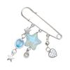 Customizable Needle Pins Badges Sturdy Bead and Alloy Craftsmanship for Backpacks Wallets Phone Cases Decoration