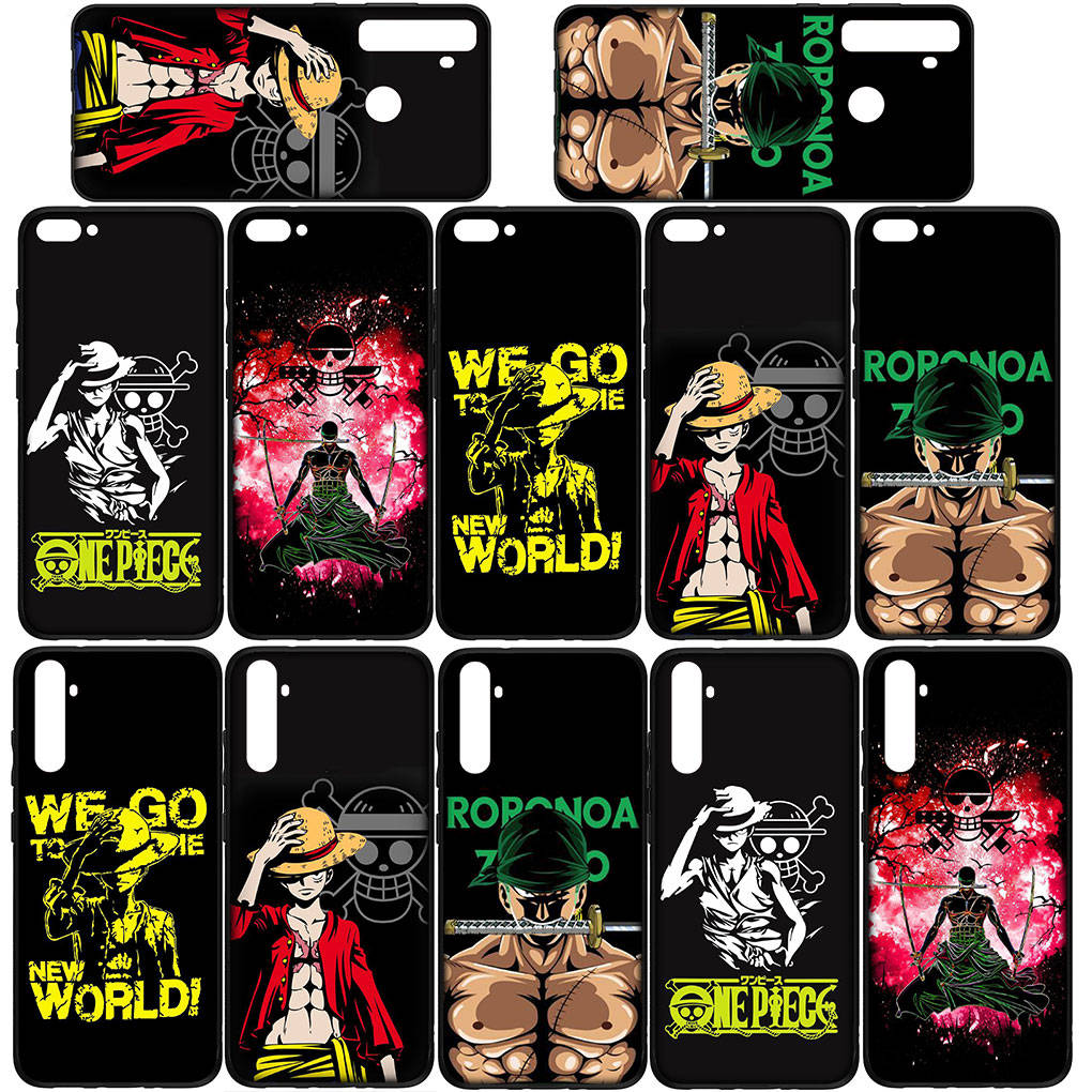 Cover for iPhone 16 15 Xiaomi Redmi Note 14 13 12 11 Pro Max X 16e Samsung Galaxy S25 S24 S23 Moto OPPO Huawei Luffy One Piece Roronoa Zoro Phone Case