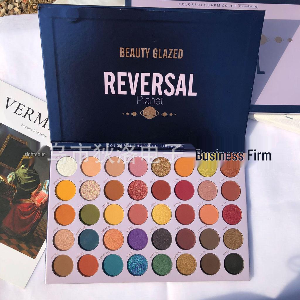 Genuine Beauty 63-Color Double-Door Eyeshadow Palette - Shimmer & Matte for Students and Stage Makeup.