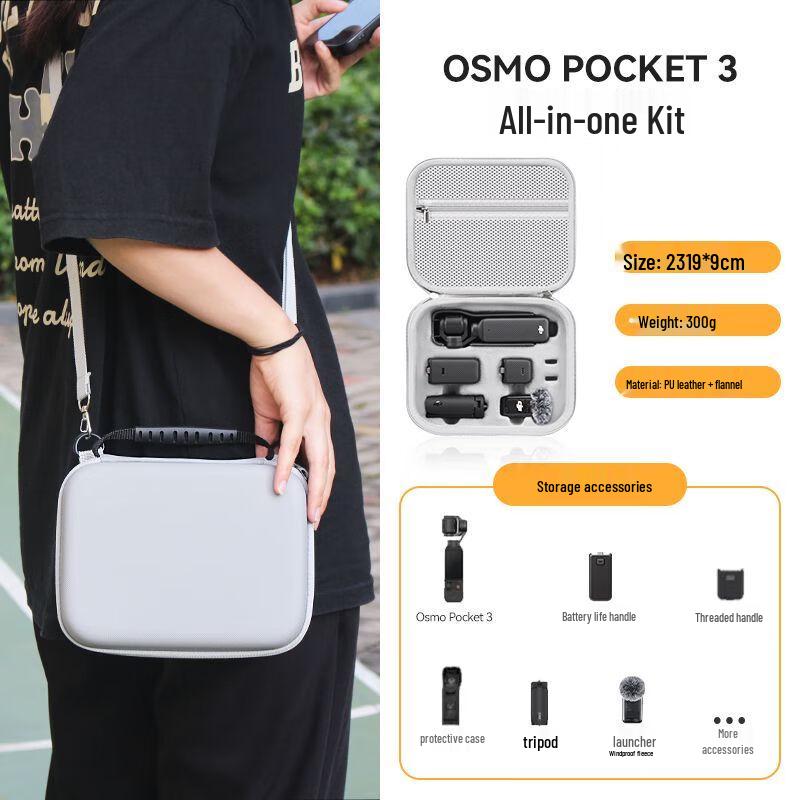 XFJI Portable Mini Tripod for DJI Pocket 3/2 & Osmo One Size