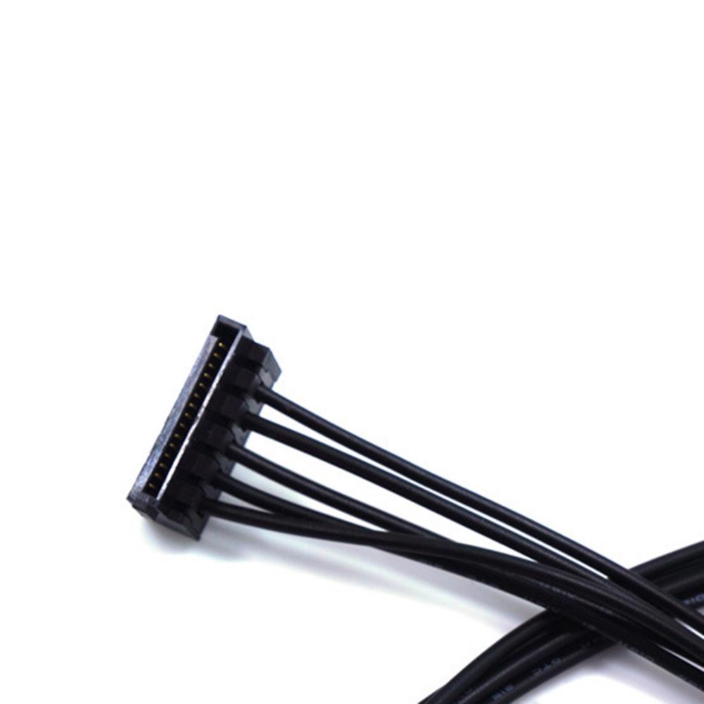 Pevný disk Mini napájecí kabel 6-pin na 2 SATA 15-pin 1-disk