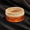 Earrings, Acrylic Marble Pattern Bracelet, Cold Wind Bracelet, Women'S Retro High-End Bracelet.