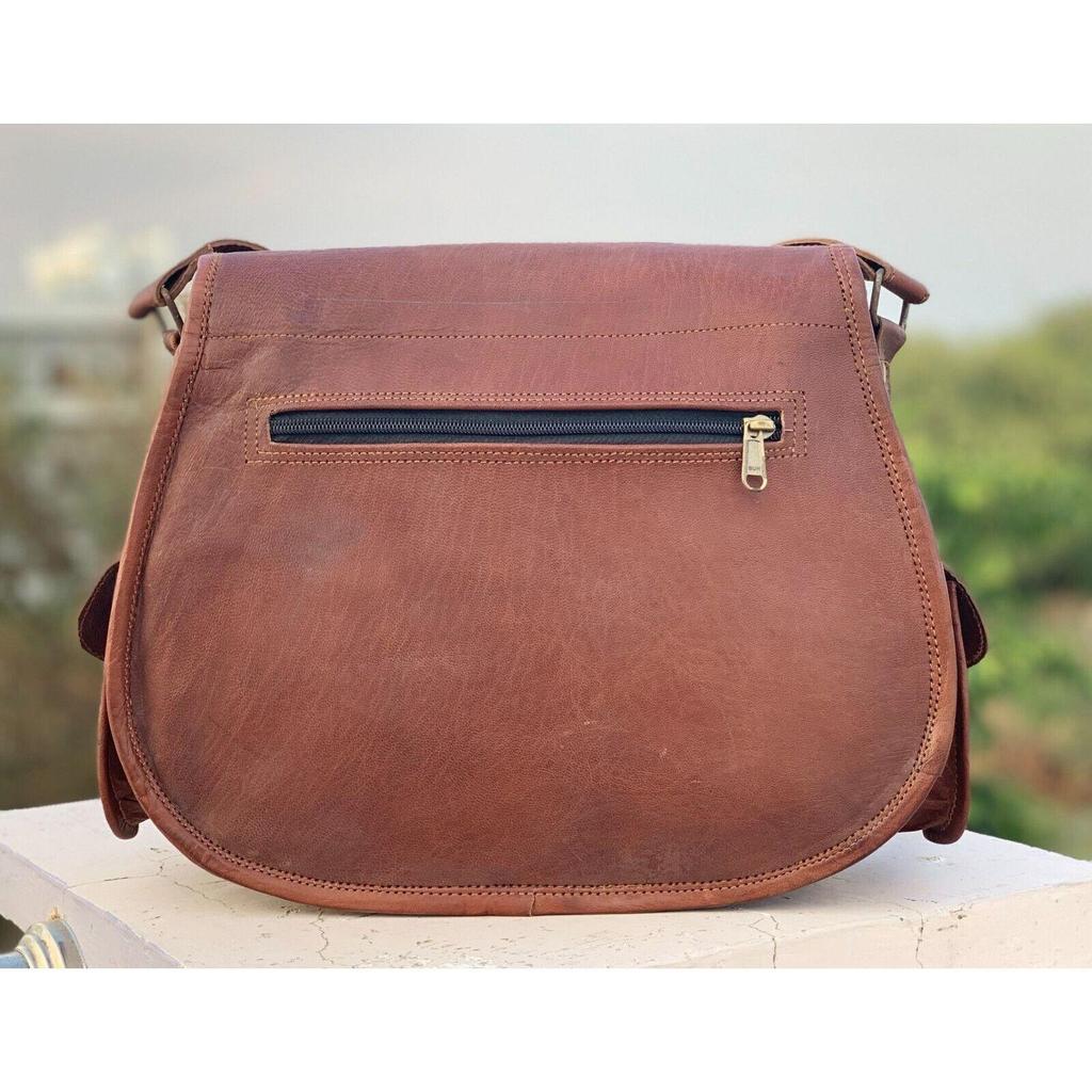 Vintage Damen-Handtasche aus echtem, weichem Leder, Umhängetasche, Umhängetasche, Messenger