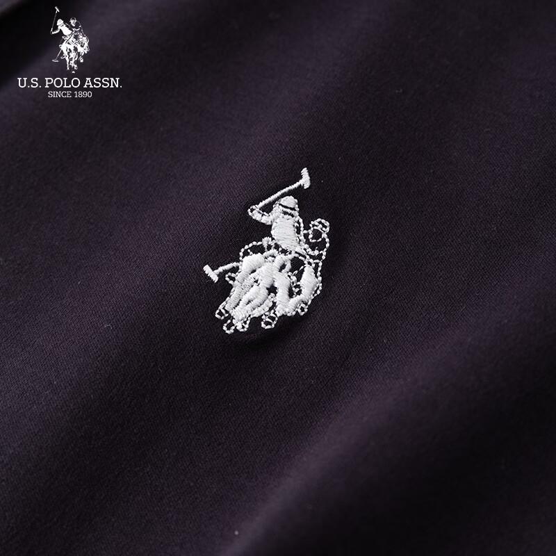 U.S. Polo Assn. Women's Polo Collar Cotton T-Shirt Dress