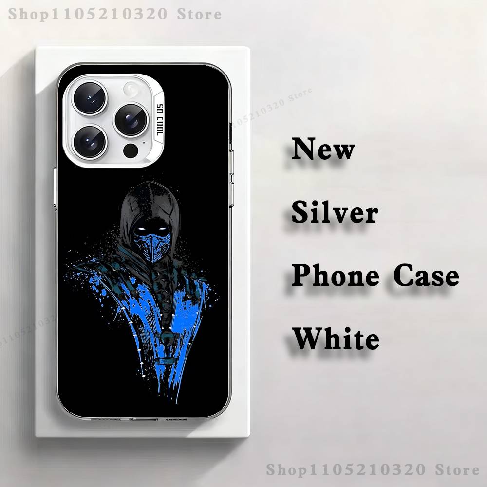

Game M-MK S-Sub Zero Phone Case For iPhone 17,16,15,14,13,12,11,Pro,Max,Plus,E,Air,Mini White Tpu Cover iPhone14ProMax