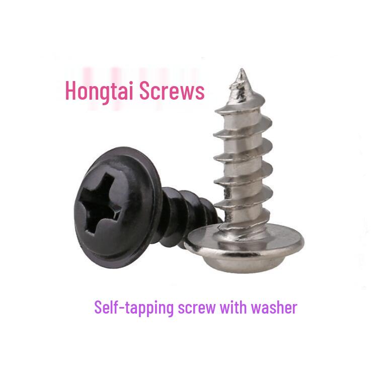 Nickel-Plated Phillips Round Head Self-Tapping Screws with Spacer In Various Sizes: M1.4, M1.7, M2, M2.3, M2.6