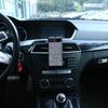 Black Aluminum Alloy Car Center Air Vent Mobile Phone Holder Accessories for Mercedes Benz C Class W204 C180 C200 2008-2013