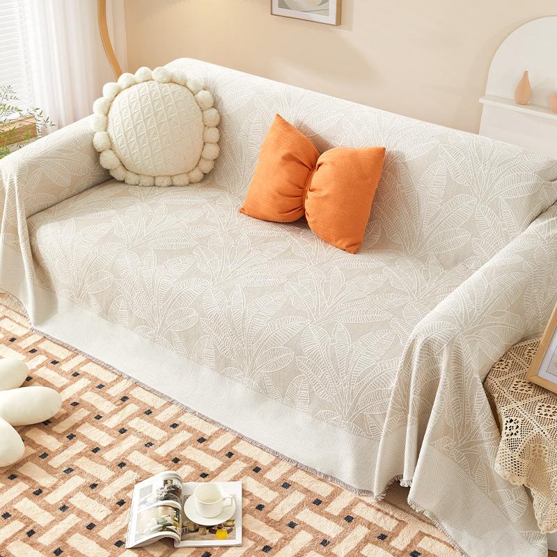Anti-Cat Scratch Sofa Cover Cloth Ins Style Sofa Towel Four Seasons Universal Sofa Cover All-Inclusive Universal Sofa Blanket Full Cover