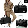 Women's Men's Black Travel Sport Hiking Luggage for Airplane