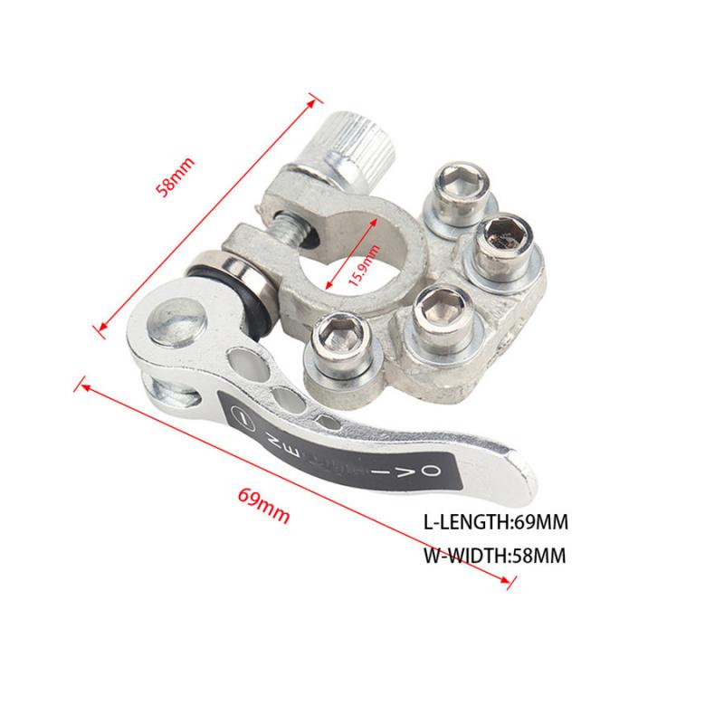 2X Car Battery Terminal Connector Clamp Quick Release Adjust Disconnect Tool Set