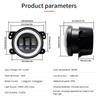 Fog Light LED Angel Eyes 4 Inch Work Light Headlight White DRL Amber Fog Lights LED Headligh For Off-Road Jeep Fog Lights,2pcs.