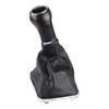 5 Speed Gear Shift Knob Shifter Gaiter Boot Lever Head Fit for Opel Zafira B A05 2005-2015 Black