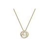 Generation Spiral Pear Shape Crystal Gold Plated Necklace Women's Gold Plated 5636511