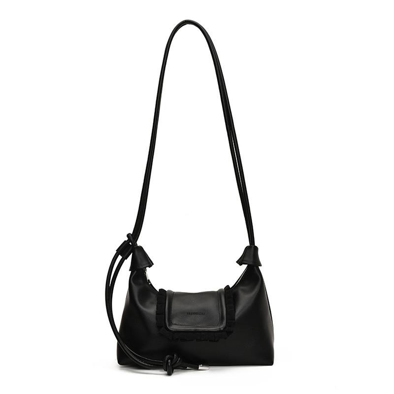 IELGY Ladies Messenger Bag - Autumn/Winter Pleated Retro Design
