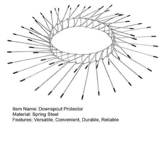 1 Set Downspout Protector Stainless Steel Marten Defence Belt Against Climbing Animals for Outdoor Home