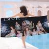 Kpop T-Twices Microfiber Beach Towel Absorbent Quick Dry Soft Yoga Swimming Resort Mountain Climbing Towel