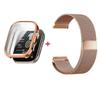 2in1 Schlaufengurt+TPU Hülle Für Huami Amazfit Bip 6 Edelstahl Schlaufen Armbänder Gurt