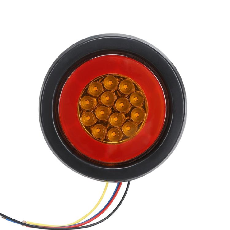 Универсальный 12-24В Индикаторный фонарь для транспортного средства Авто 32LED Задний фонарь Яркий янтарный фонарь 1