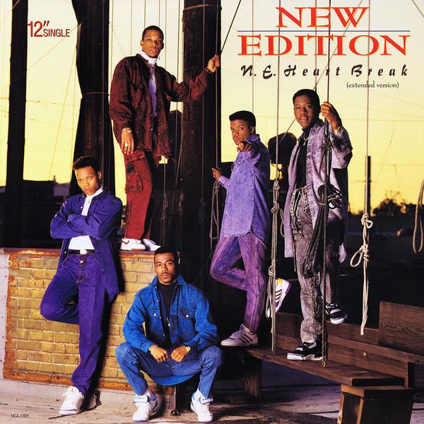 12inch Record NEW EDITION N.E. Heart Break MCA23891 MCA Records 1989 US Rap HipHopRB Used