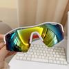 New Y2K Style Cycling Sunglasses Windproof Glasses for Men Women Retro-Reflective Sheeting Lens Road Riding Sport Glasses