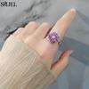 Etnisk Mote Tusenfryd Blomst Angstring Justerbar Dame Jenter Bekymring Stresslindring Smykker Spinnende Fidget-ringer Festgaver
