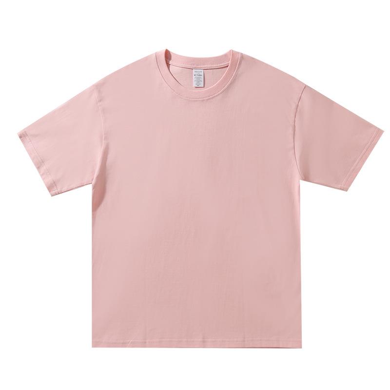 Men's Loose Drop Shoulder Heavyweight Cotton T-Shirt - 260g, Breathable, Short Sleeve