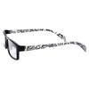 2 Pcs Classic Reading Glasses Blue Light Blocking Fashion Readers Spring Hinge With Pattern Print Eyeglasses