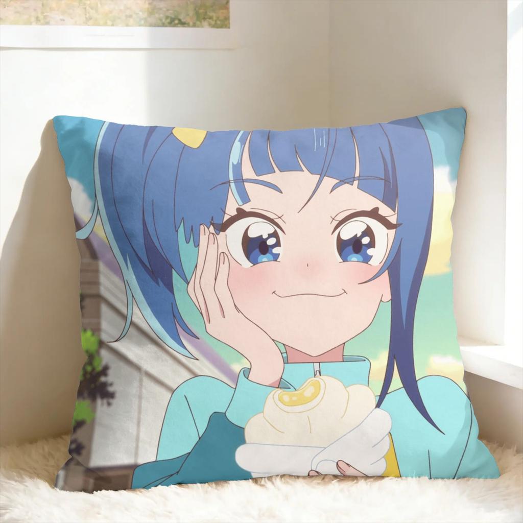 Anime Sky P-Precure Pillow Case Cute Funny Pillow Cover Comfy Pillowcases For Living Room Chair