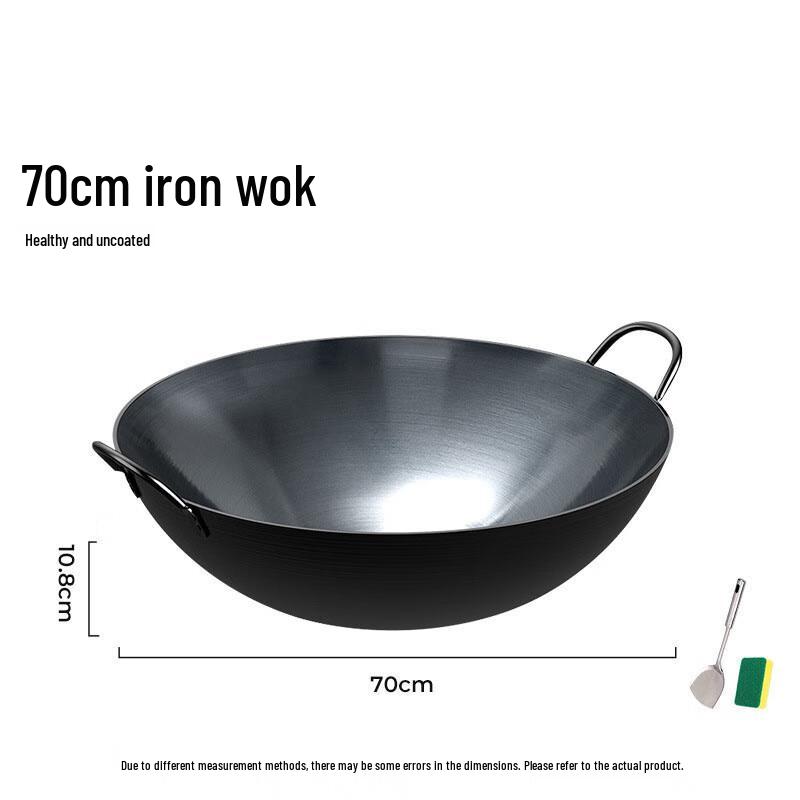 Traditional Chinese Iron Stir-fry Wok