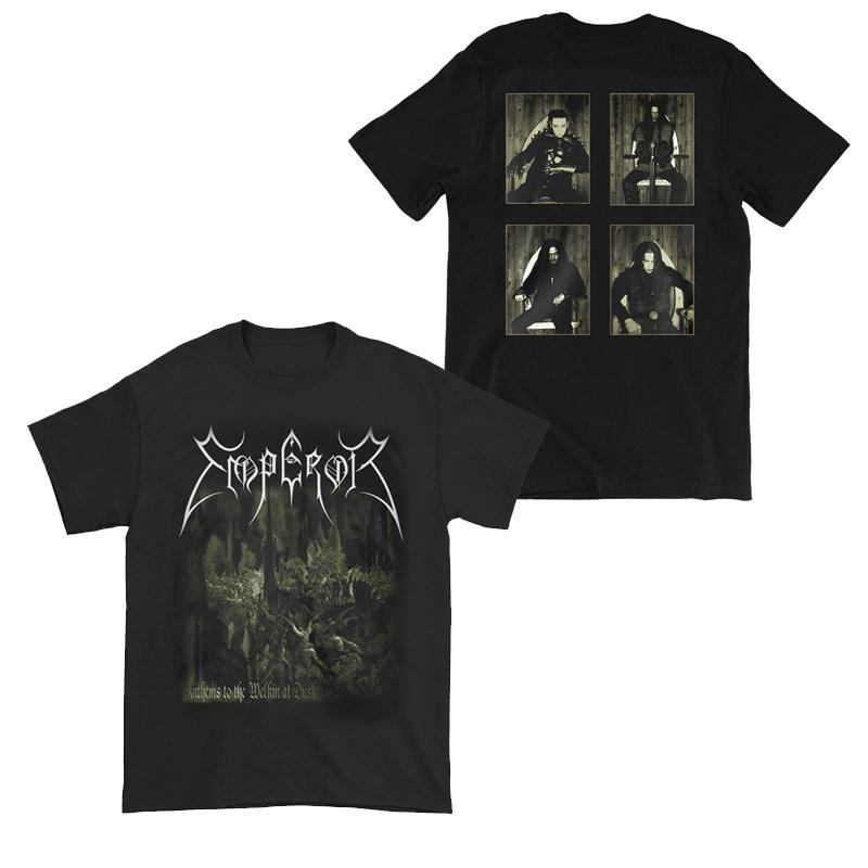 New 1991 Emperor  Dark Style Norwegian Black Metal Rock American Retro Mens ShortSleeved TShirt