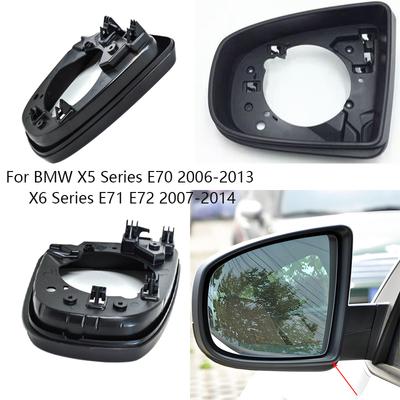 Auto Rearview Mirror Frame For BMW X5 Series E70 2006-2013 X6 Series E71 E72 2007-2014 Door Edge Mirror Frame 51167180737