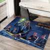 Rock Music Floor Mat Soft Thickened Absorbent Non-Slip Bedroom Living Room Door Mat Home Decor Flannel Rugs