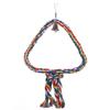 Parrot Cotton Rope Hanging Swing: Climbing & Biting Toy for Small and Medium Birds