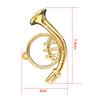 1/12 Dollhouse Miniature Plastic Violin Saxophone Model Musical Instrument Decor