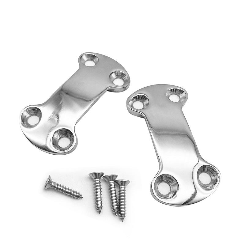"Stainless Steel 304 Adjustable Tension Buckle and Binding Plate for Marine Yacht Accessories."