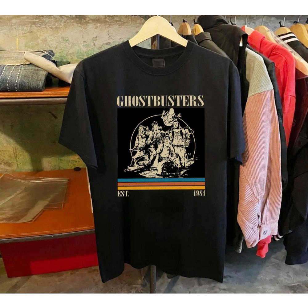 Ghostbusters Movie T-shirt Comfortable Collar Retro T-shirt Printed Pattern T-shirt Gift for Fans